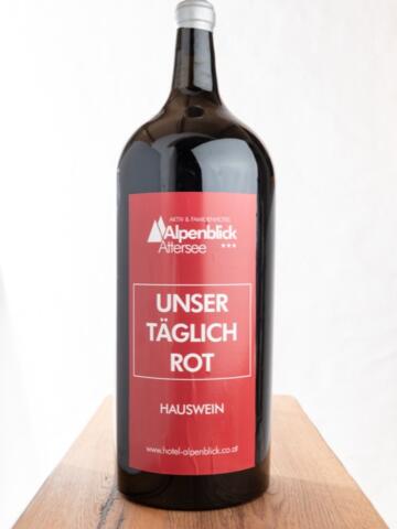 Unser täglich Rot - Alpenblick Hauswein - Großflaschen